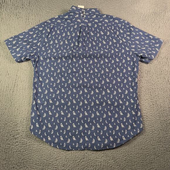 Polo Ralph Lauren Shirt Mens 2XL Blue Sailing Boat Nautical Button Down Slim NEW - Picture 4 of 7